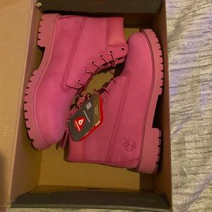 Pink timberlands